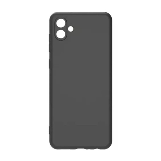 Silicone Case with Camera Shield for Samsung Galaxy A04e Black